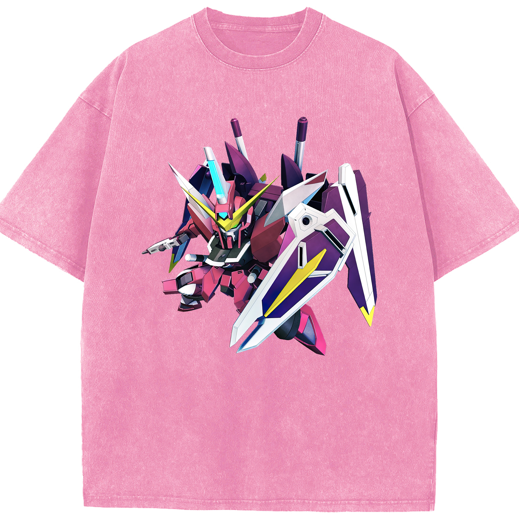 （画像用） 機動戦士ガンダム Mobile Suit Gundam 綿100% ヴィンテージ風 半袖Tシャツ（フロントプリント）